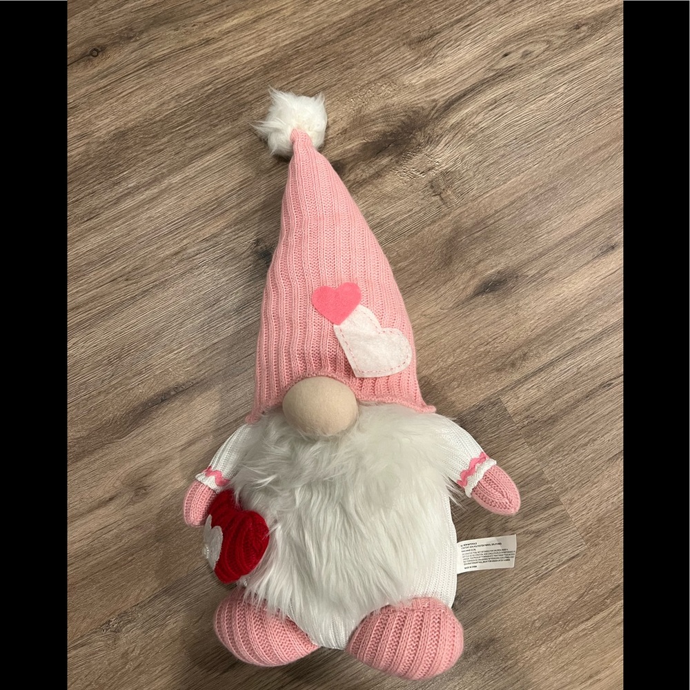 Valentines Day Gnome Decor Plush - Medium size